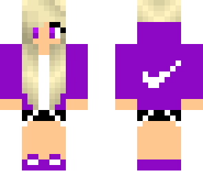 puple nike girl