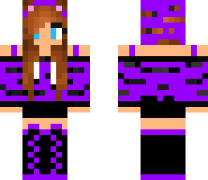 purple tiger girl