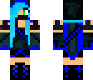 blue female assasin