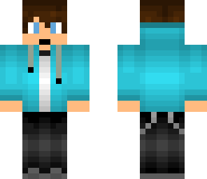 cyan hoodie