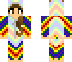 rainbow panda girl