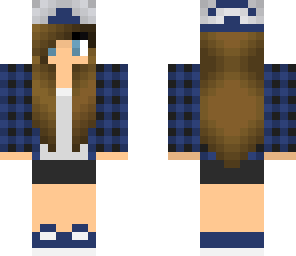 blue skater girl