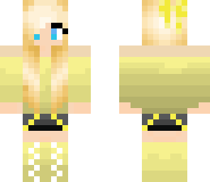 yellow cute girl