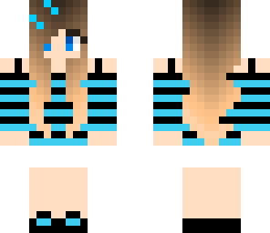 girl with blue shirt