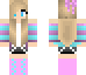 pink and blue jacket
