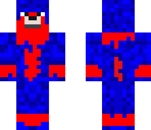 blue and red dog
