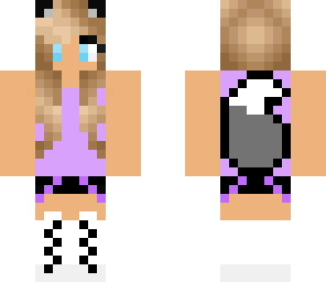 purpe wolf girl
