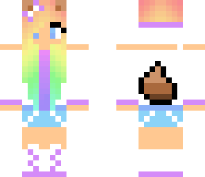 monkey rainbow girl