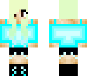 cute aqua girl