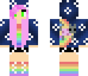 edited nyan cat girl