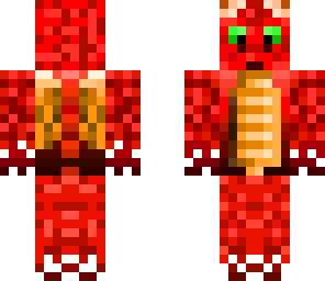 red and golden dragon