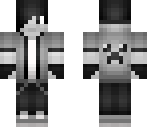 black and white hoodie