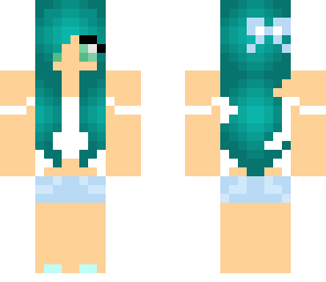 fixed blue haired girl skin