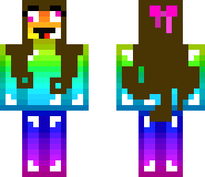 rainbow n00b girl