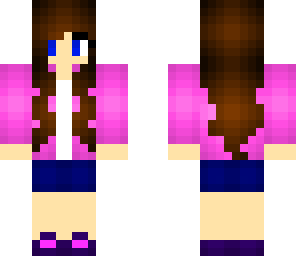 the pink girl