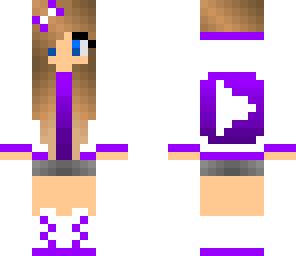 purple version of youtube girl