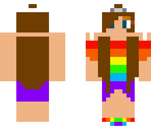 rainbow girl