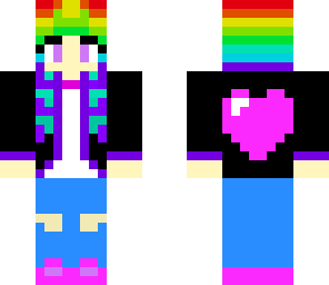 rainbow girl