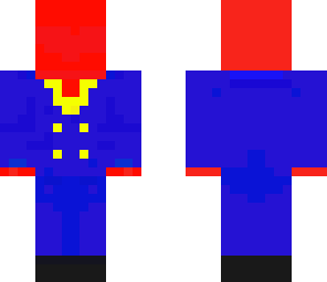 man in blue