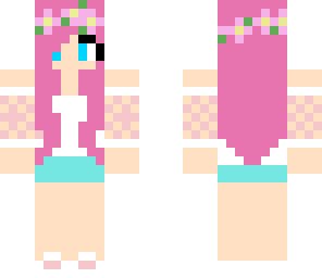 pink haired cute girl