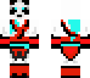 war panda with blue blood