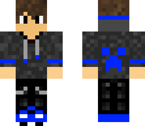 blue creeper hoodie