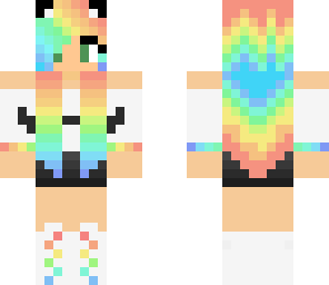 cute rainbow girl
