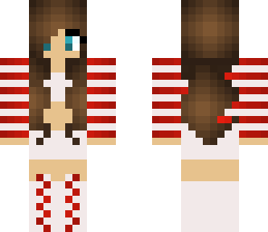 red and white striped jacket