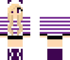 purple edit girl