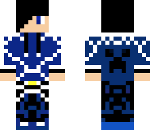 emo boy blue and black