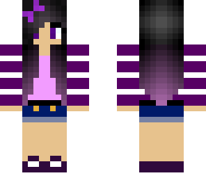 black and purple girl