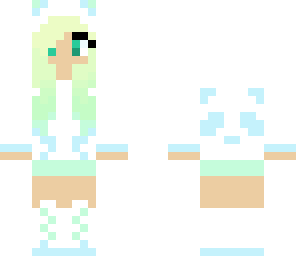 green pannda girl