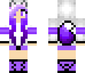 purple wolf girl
