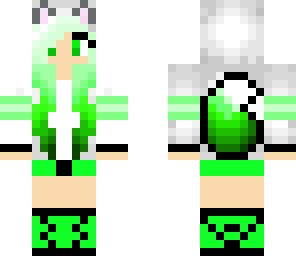 green wolf girl