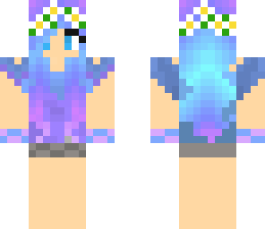 cute flower crown girl