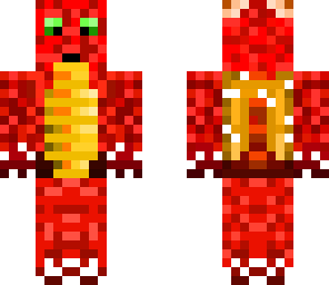 red and golden dragon
