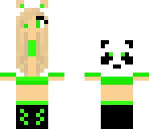emerald girl panda