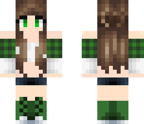 fixed green plaid girl