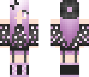cute purple girl