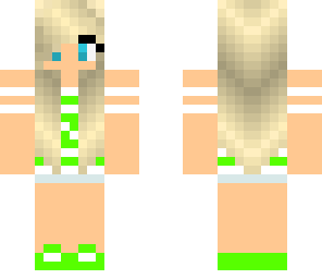 neon green girl
