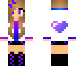 cute purple girl