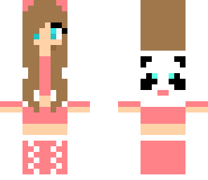 cute pink panda