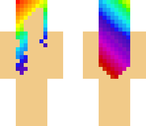 rainbow hair base