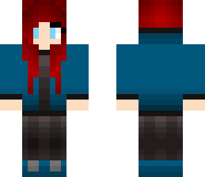 dark blue person