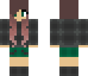 gray and green person