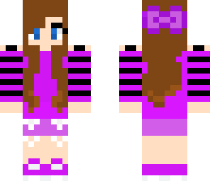 cool purple girl 