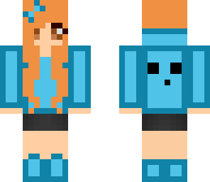 blue slime girl