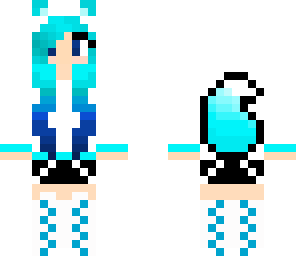 blue fox girl
