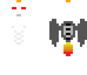 cool n' white 2 with mohawk