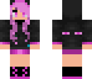 neon hair girl